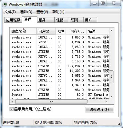 启动任务管理器