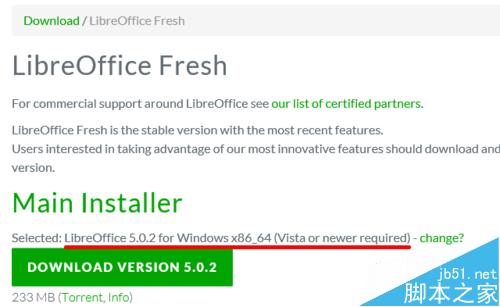 Win10中LibreOffice 5办公软件怎么下载安装？(图8)