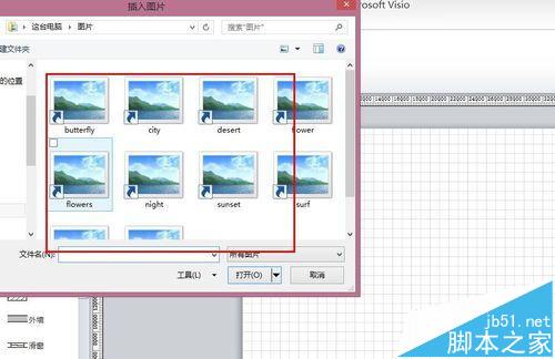 VISIO怎么批量入图片和图形?(图5)