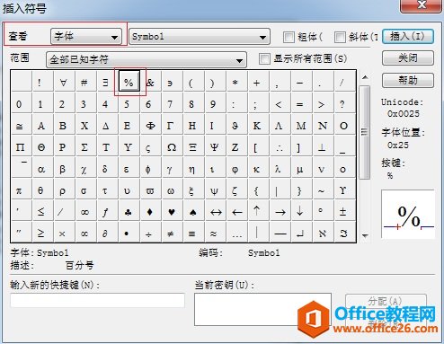 如何利用MathType编辑百分号(图3) MathType百分号
