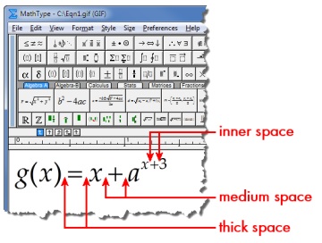 为什么MathType空格键不起作用(图1) MathType空格键