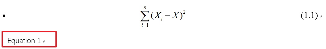 MathType公式后面的Equation怎么隐藏(图1) MathType公式后的equation