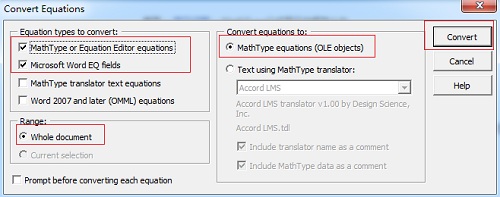 MathType公式不可编辑怎么办(图1) MathType转换公式