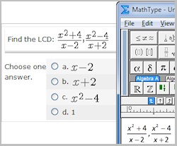 MathType在Moodle中的应用实例教程(图2) 添加公式到Moodle