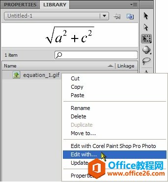 教你在Adobe Flash中使用MathType(图2) 在flash编辑公式