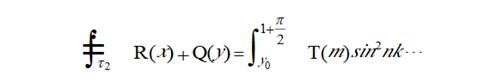 MathType 有环积分号的单行数式排列规则(图2) 有环积分