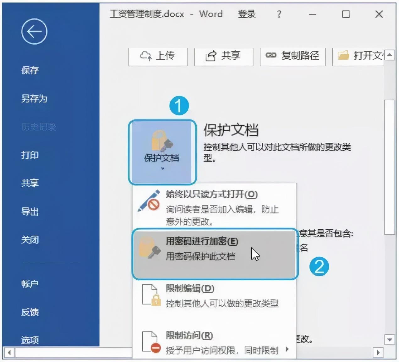 如何加密自己的Word文档？(图17)