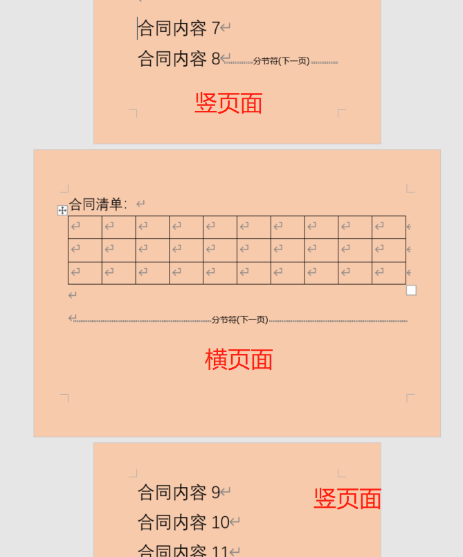 Word办公小技巧:在文件中插入横页面的办法(图6)
