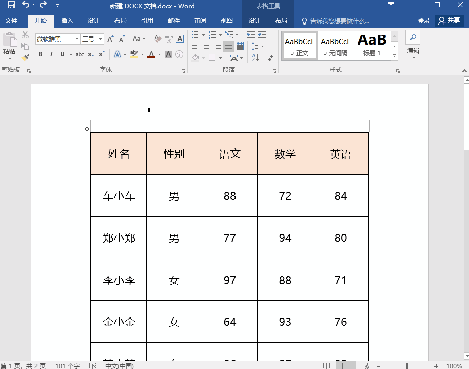 表格也能用Word做?别不信,利用这些小技巧分分钟做出完美表格(图4)