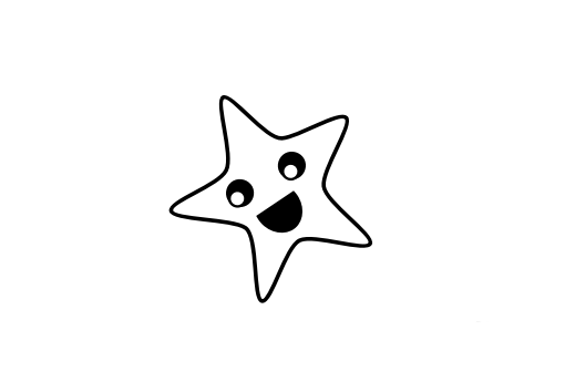 word怎么画简笔画小海星?(图1)