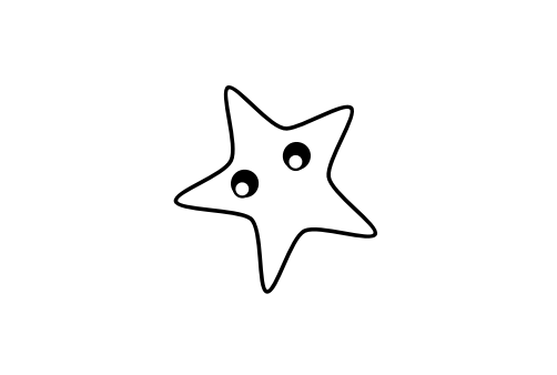 word怎么画简笔画小海星?(图7)