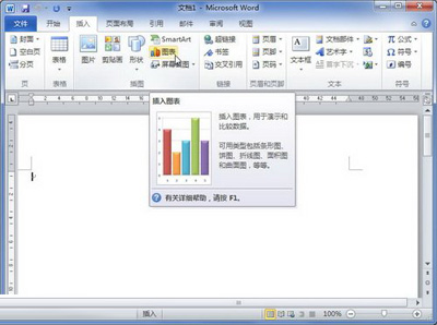 单击“图表”按钮