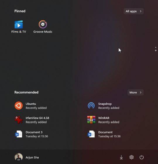 Win11怎么自定义开始菜单?Win11自定义开始菜单教程(图5) Win11怎么自定义开始菜单