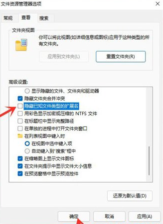 Win11文件后缀名如何显示?Win11文件后缀名显示操作方法(图2) Win11文件后缀名显示操作方法