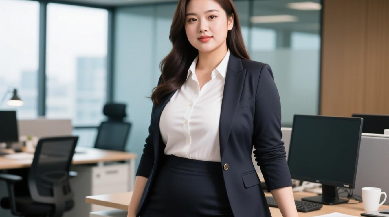 OFFICE穿搭女微胖