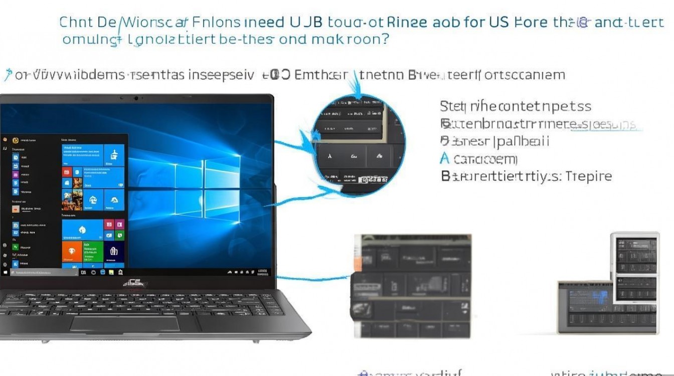 华硕Win10笔记本u盘启动设置，详细步骤是哪几个？