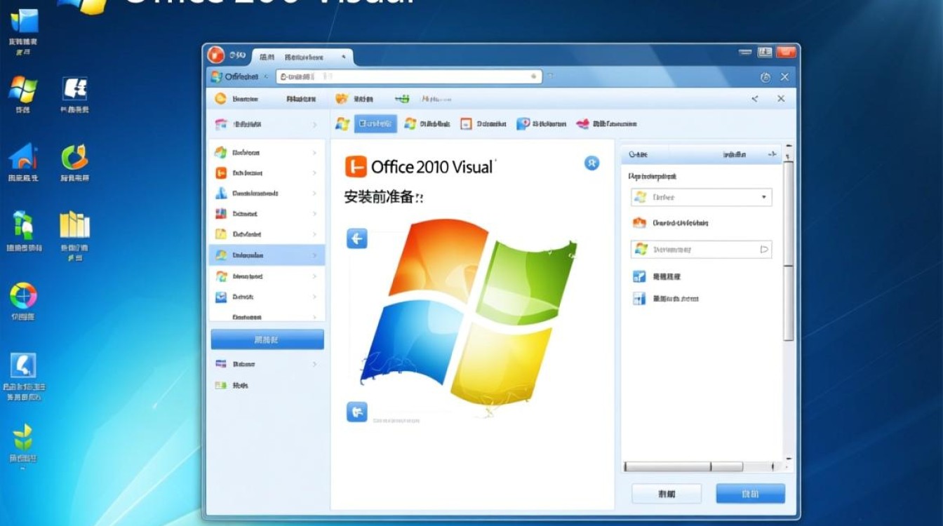 安装office2010 visual