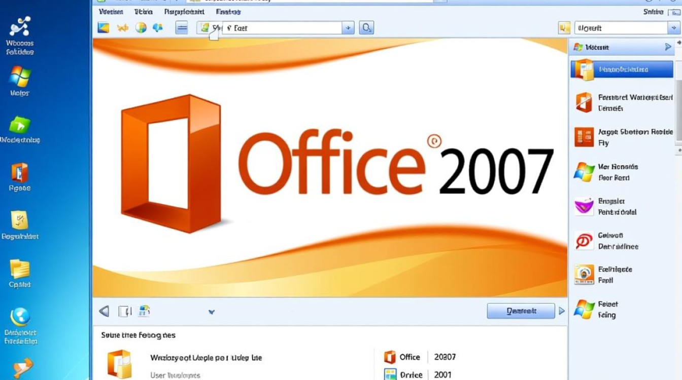 office2007 界面 竖