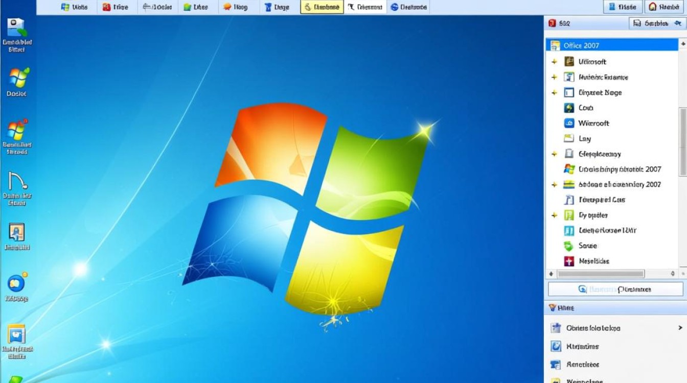 office2007 界面 竖