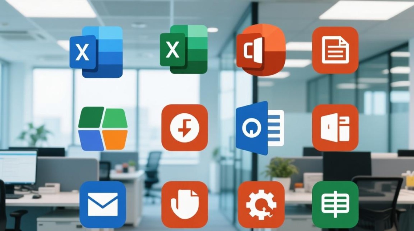 office里关键工序图标