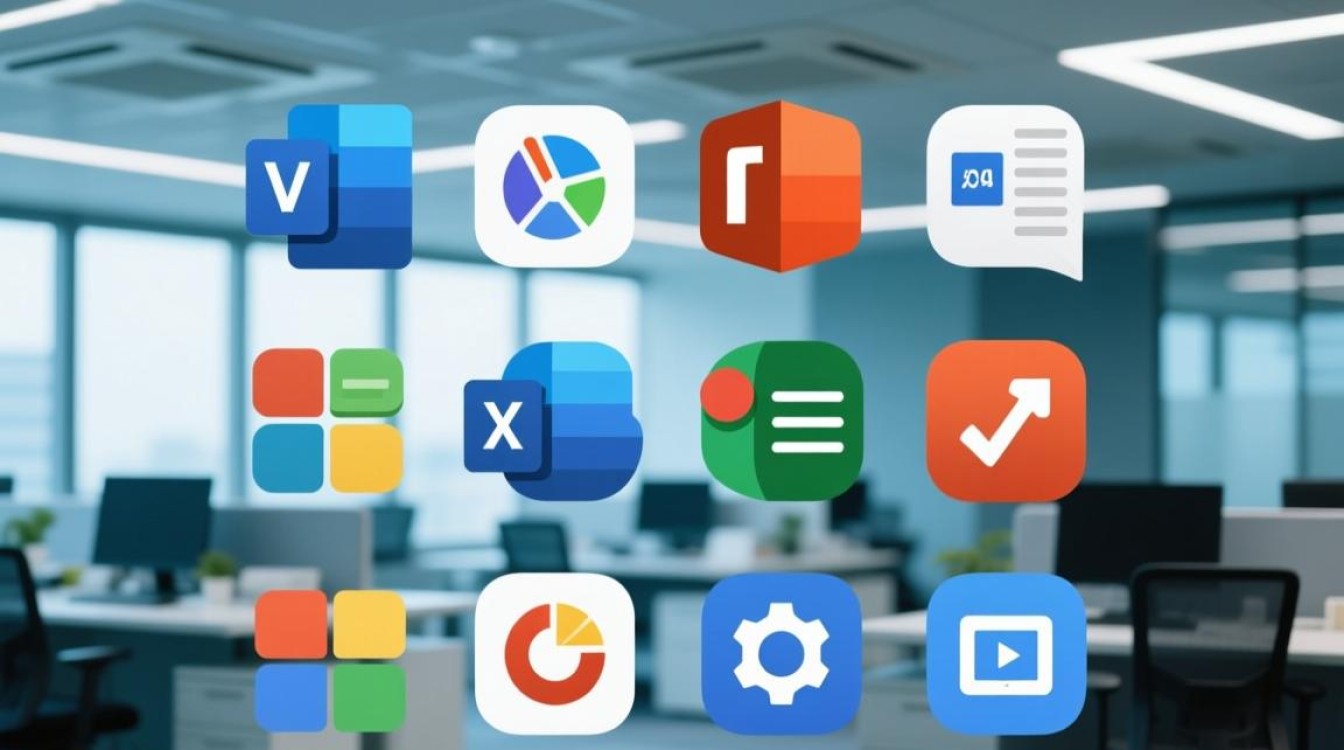 office里关键工序图标