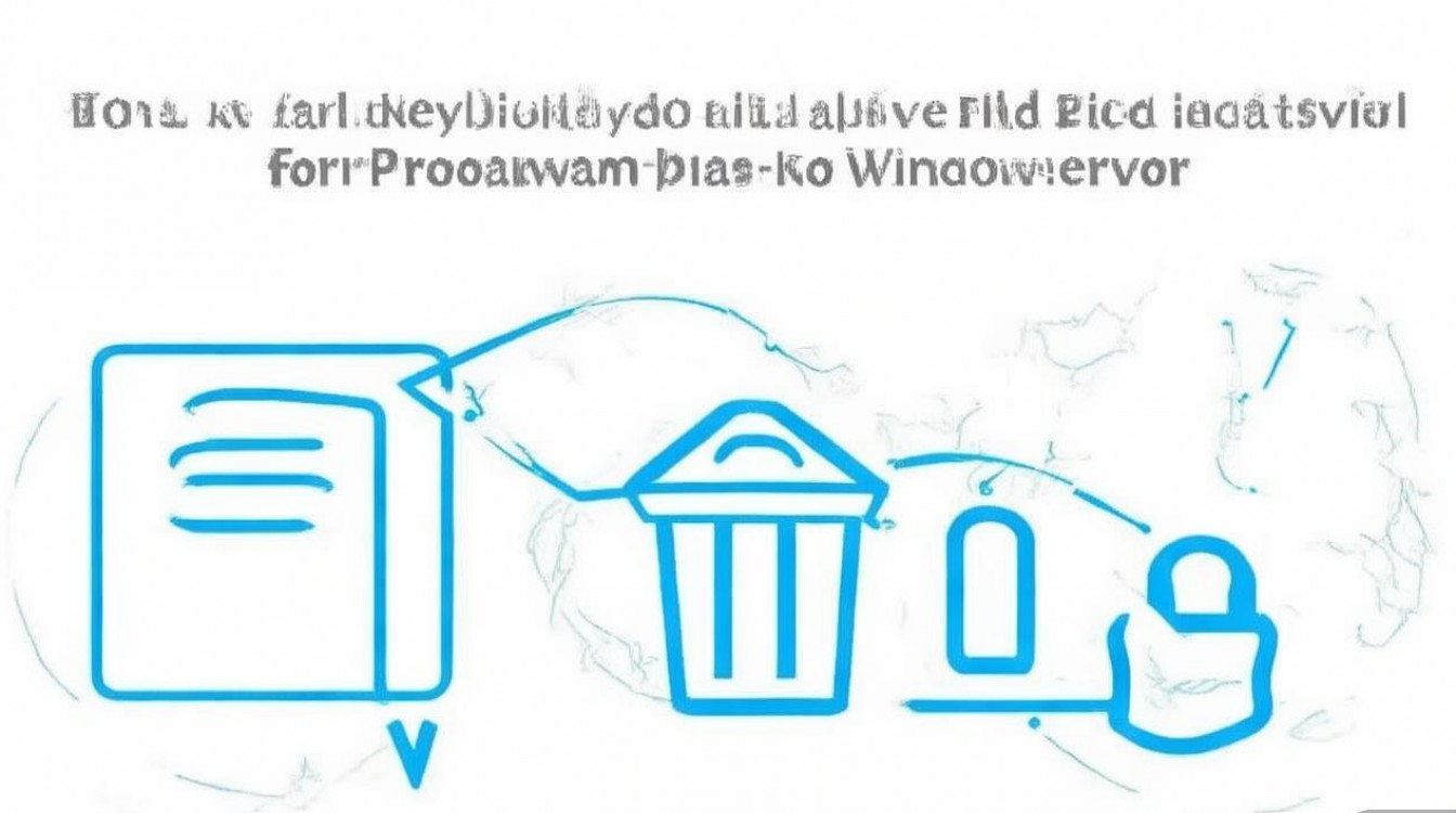 Windows服务器中彻底删除特定文件或程序的正确步骤是什么？