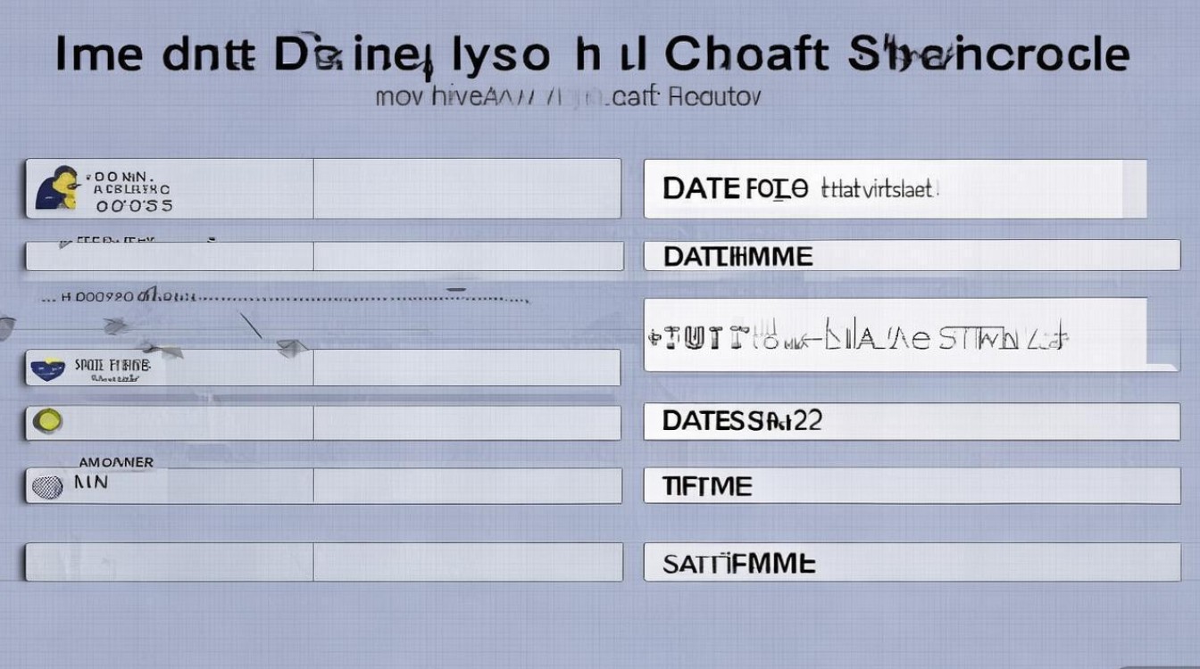 mssql2008时间类型具体包括哪些，如何区分使用？